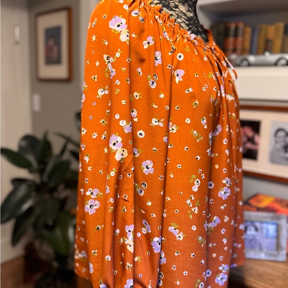 Sanctuary Orange Floral Blouse - Picture 2 of 6